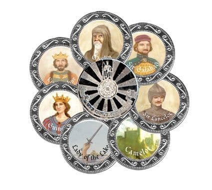 King Arthur & the Round Table Medallion set