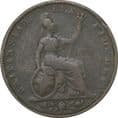 King George IV Copper Farthing 1825-30 2nd Issue VF Condition