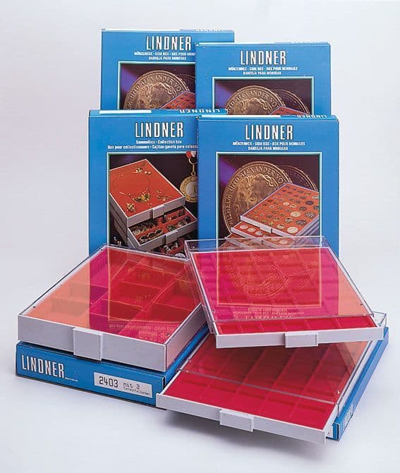 Lindner Coin Trays and Collection Boxes