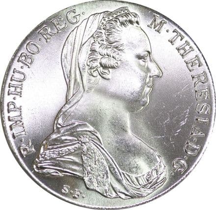 Maria Theresa Silver Taler 1780