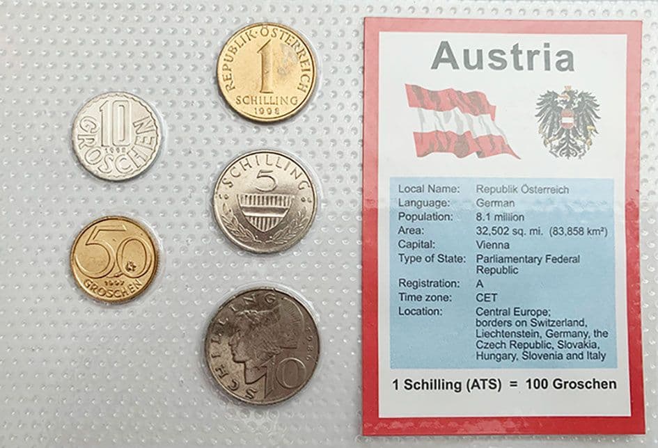 Pre Euro Coin Sets for the founding Nations