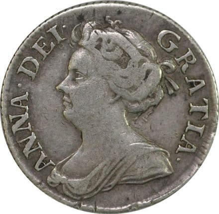 Queen Anne Sixpence 1702 - 1714