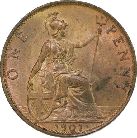 Queen Victoria 1901 Uncirculated Penny
