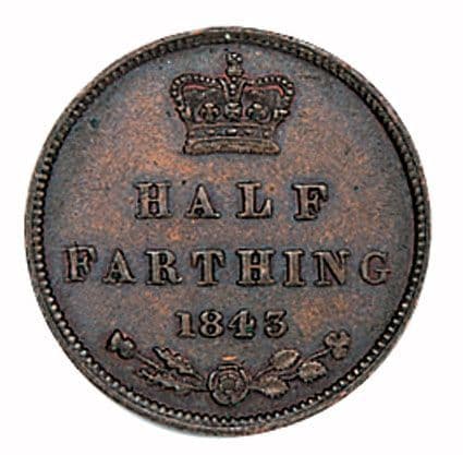 Queen Victoria Half Farthing