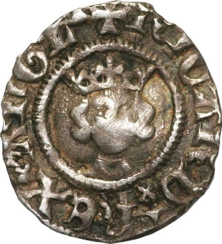 Richard II Silver Hammered Halfpenny 1377-1399