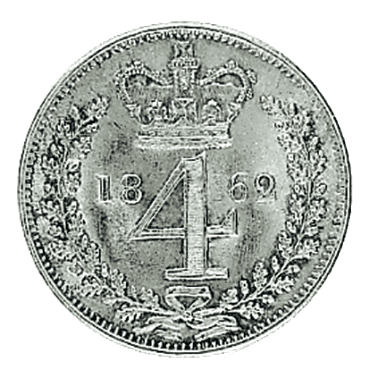 Royal Maundy Queen Victoria 1838 - 1887 Fourpence
