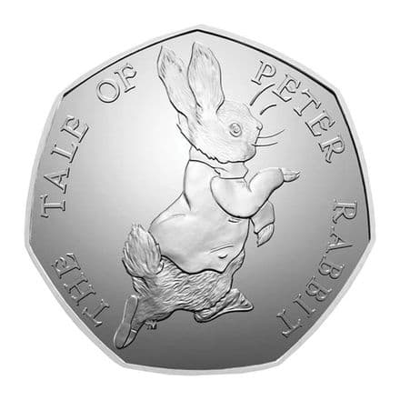 Royal Mint 2017 Peter Rabbit Fifty Pence