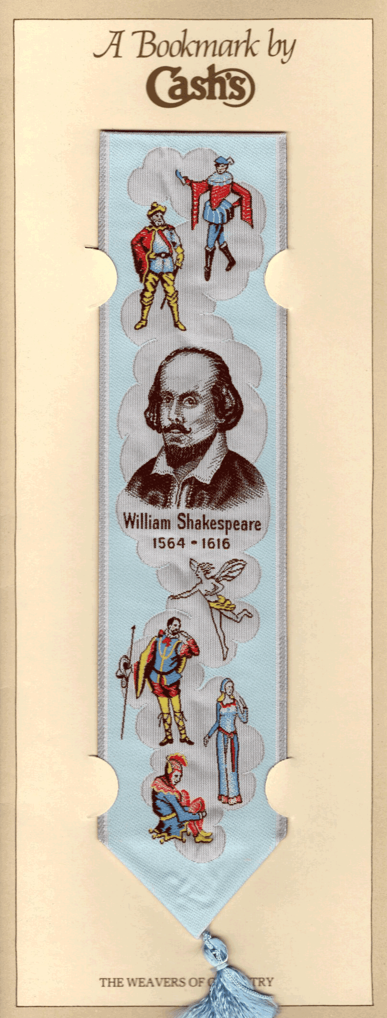 Shakespeare Bookmark by Cash
