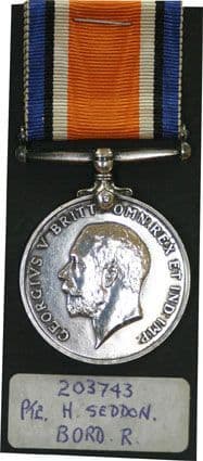 Silver and Victory Medals for W.W.I