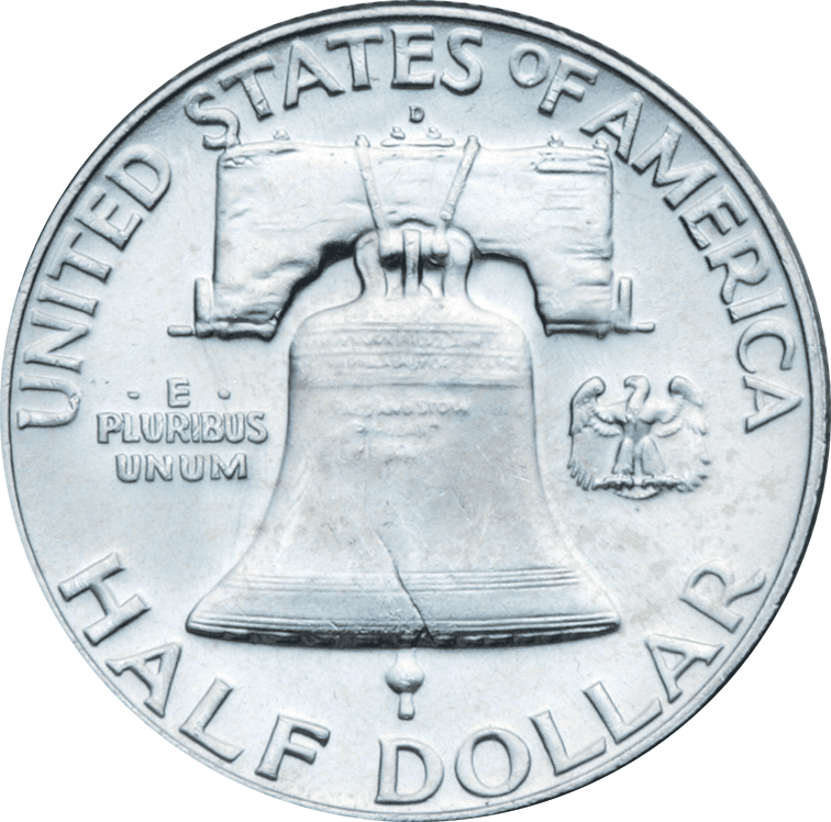 ■：Used・FRANKLIN　Half-Dollar ８個（１９５８～１９６３）送料込み■ The Complete Benjamin Franklin U.S. Half-Dollar Collection