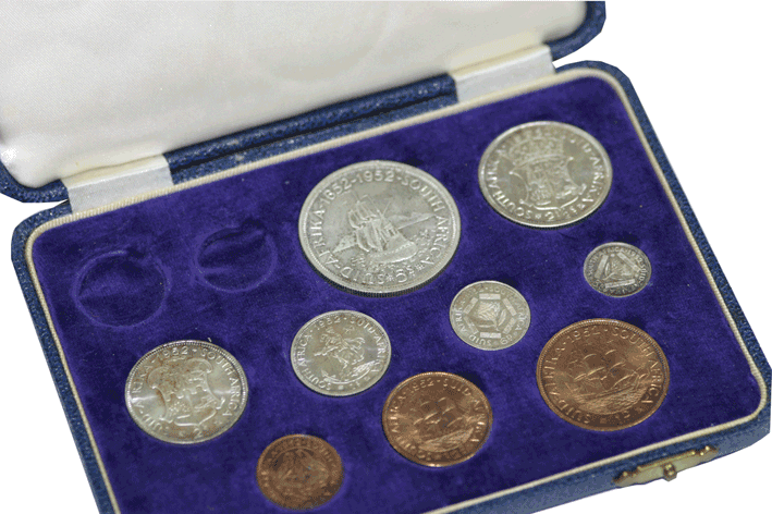 South African 1952 Proof Set of George VI