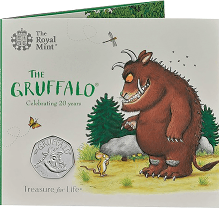 The Gruffalo 2019 UK 50p Brilliant Uncirculated Coin
