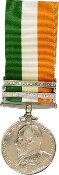 THE KINGS SOUTH AFRICAN MEDAL 1901-1902 THE BOER WAR