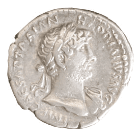 The Roman Emperor Hadrian 117-138 Silver Denarius