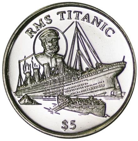 Titanic Crown 5 Dollar 1998
