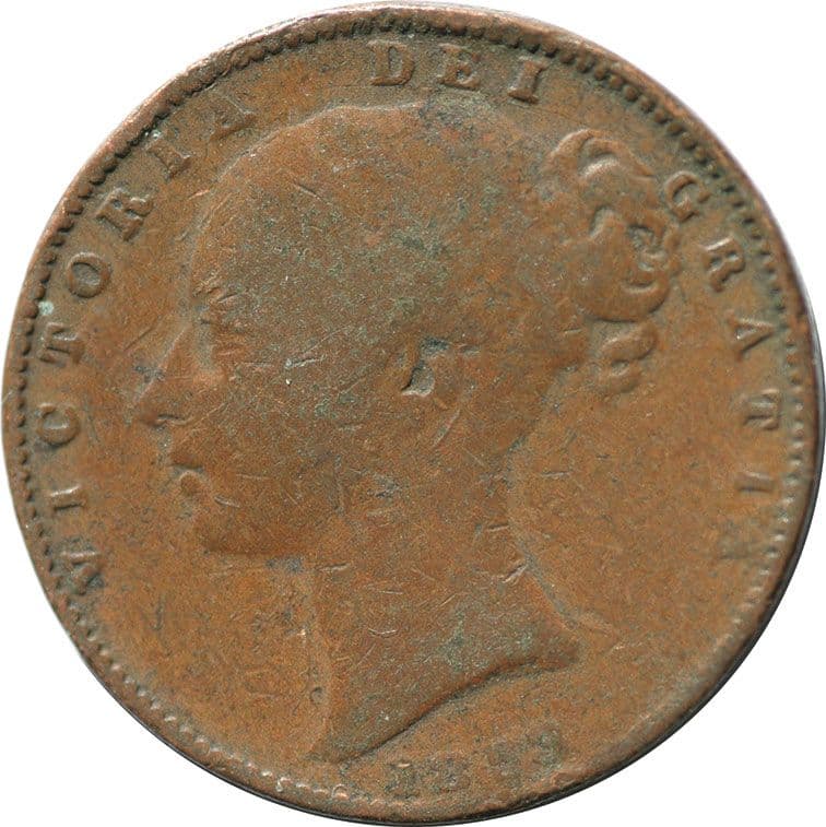 Victoria 1838-60 Copper Farthing