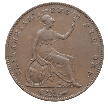 Victoria Copper Penny 1838-1860