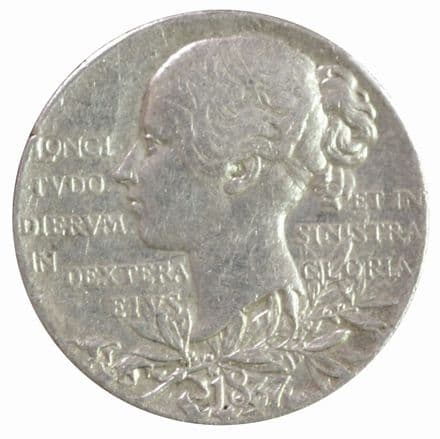 Victoria Diamond Jubilee Silver Medallion 1897 Small