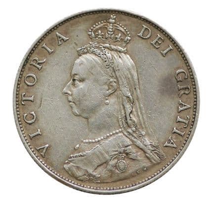 Victoria Jubilee Head Silver Florin coin 1887-1892