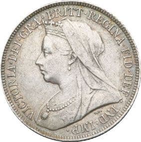 Victoria Old Head Shilling 1893-1901 EF Condition
