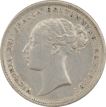 Victoria Young Head Silver Sixpence 1838-1887