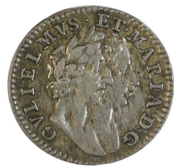 William and Mary Fourpence