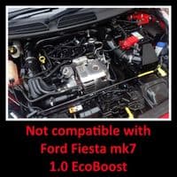 Black  Ramair Induction Kit for Ford Fiesta mk8 1.0 Ecoboost  2017 onwards SKU: JSK-136-BK