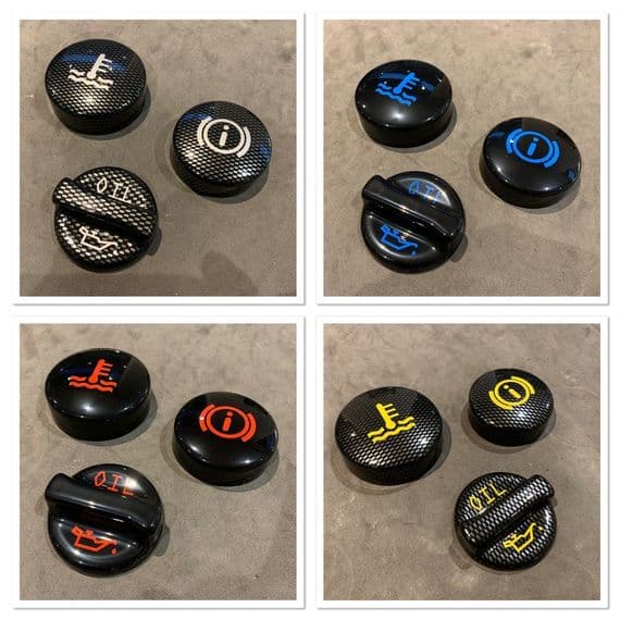 Custom Cap Kit Vinyl Decal Set