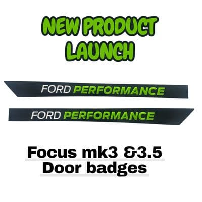 FOCUS MK3 & 3.5 DOOR BADGES