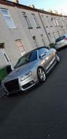 Front Lip And Side Skirt Splitters-Audi A5 S-Line Pre-Facelift