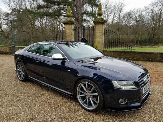 Front Lip And Side Skirt Splitters-Audi A5 S-Line Pre-Facelift