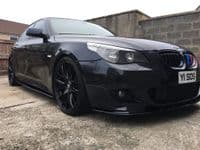Front Lip And Side Skirt Splitters-Bmw E60/E61 M-Sport