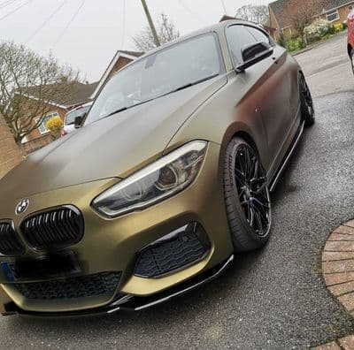 Front Lip And Side Skirt Splitters-Bmw F20/F21 M-Sport Facelift