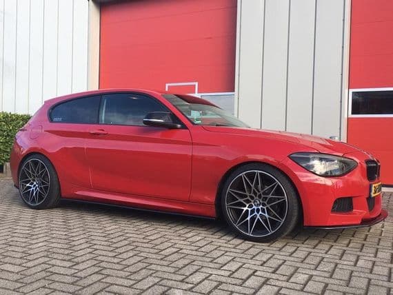 Front Lip And Side Skirt Splitters-Bmw F20/F21 M-Sport Pre-Facelift