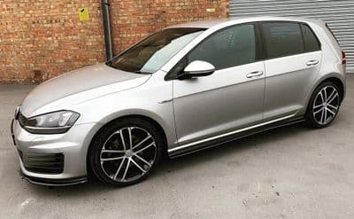 Front Lip And Side Skirt Splitters-Vw Golf Mk7 GTD