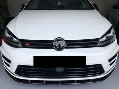 Front Lip Splitter-Vw Golf Mk7 R (Pre-face)
