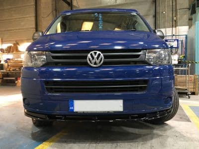 Front Lip Splitter-Vw T5 Facelift Commercial bumper