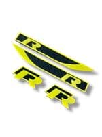 R WING & FRONT/REAR BADGES PACKAGE