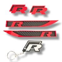 R WING & FRONT/REAR BADGES PACKAGE