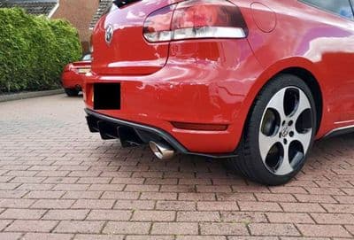 Racing Diffuser and Corner Spats-Vw Golf Mk6 GTI
