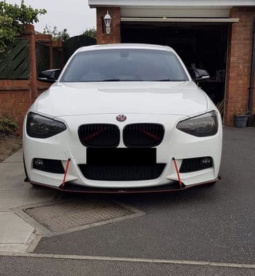 Racing Front Lip Splitter-Bmw F20/F21 M-Sport Pre-Facelift