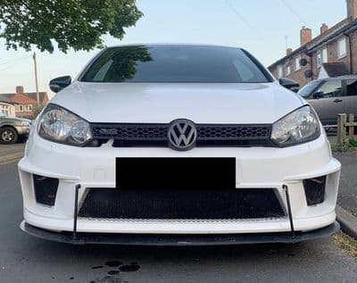 Racing Front Lip Splitter-Vw Golf Mk6 GTI