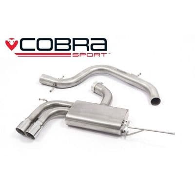 VW GOLF MK6 GTI 2004-09 Cat Back Exhaust (Non-Resonated)