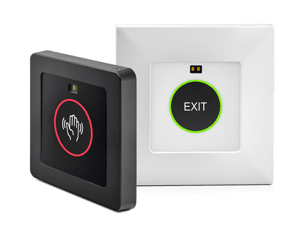 Wave XS Touchless Exit Button Dynamic Display
