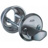 (ASSA) 13mm Escutcheon and Thumb-Turn for single Scandinavian oval cylinder