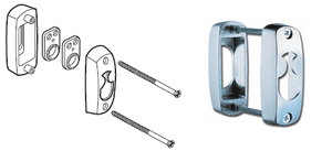 Abloy 6412 Double Cylinder Escutcheon (narrow stile)