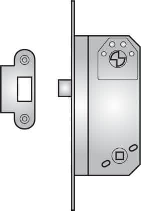 ASSA 8759-70mm Nightlatch, Non Deadlocking - Modular