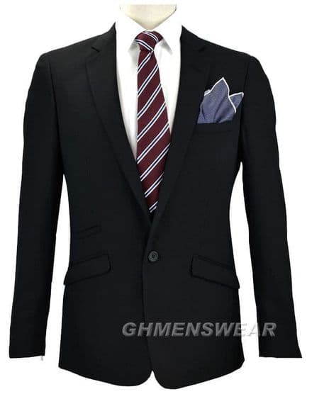 CAVANI 2 PIECE SUIT - BLACK