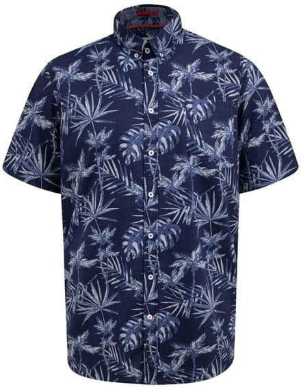 D555 FLORAL PRINT SHIRT