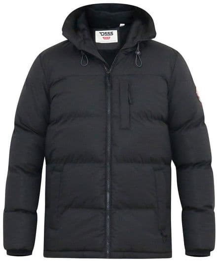 D555 QUILTED HOODED JACKET - DOMENIC